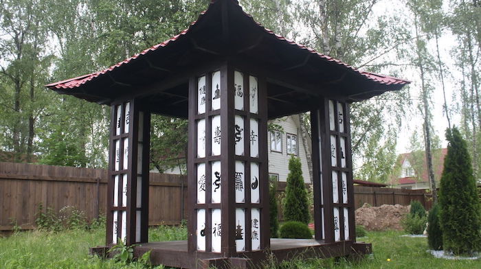 китайская простая беседка