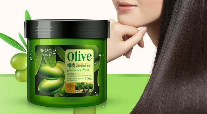 BIOAQUA маска для волос с маслом оливы