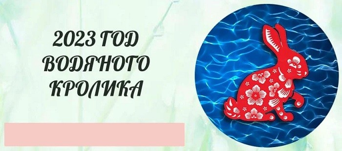 2023 года китайского водяного кролика